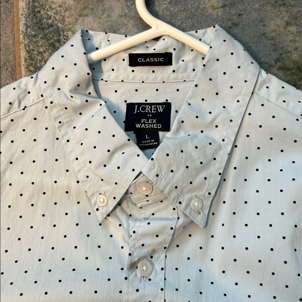 J. Crew classic flex washed shirt, size Large. New.